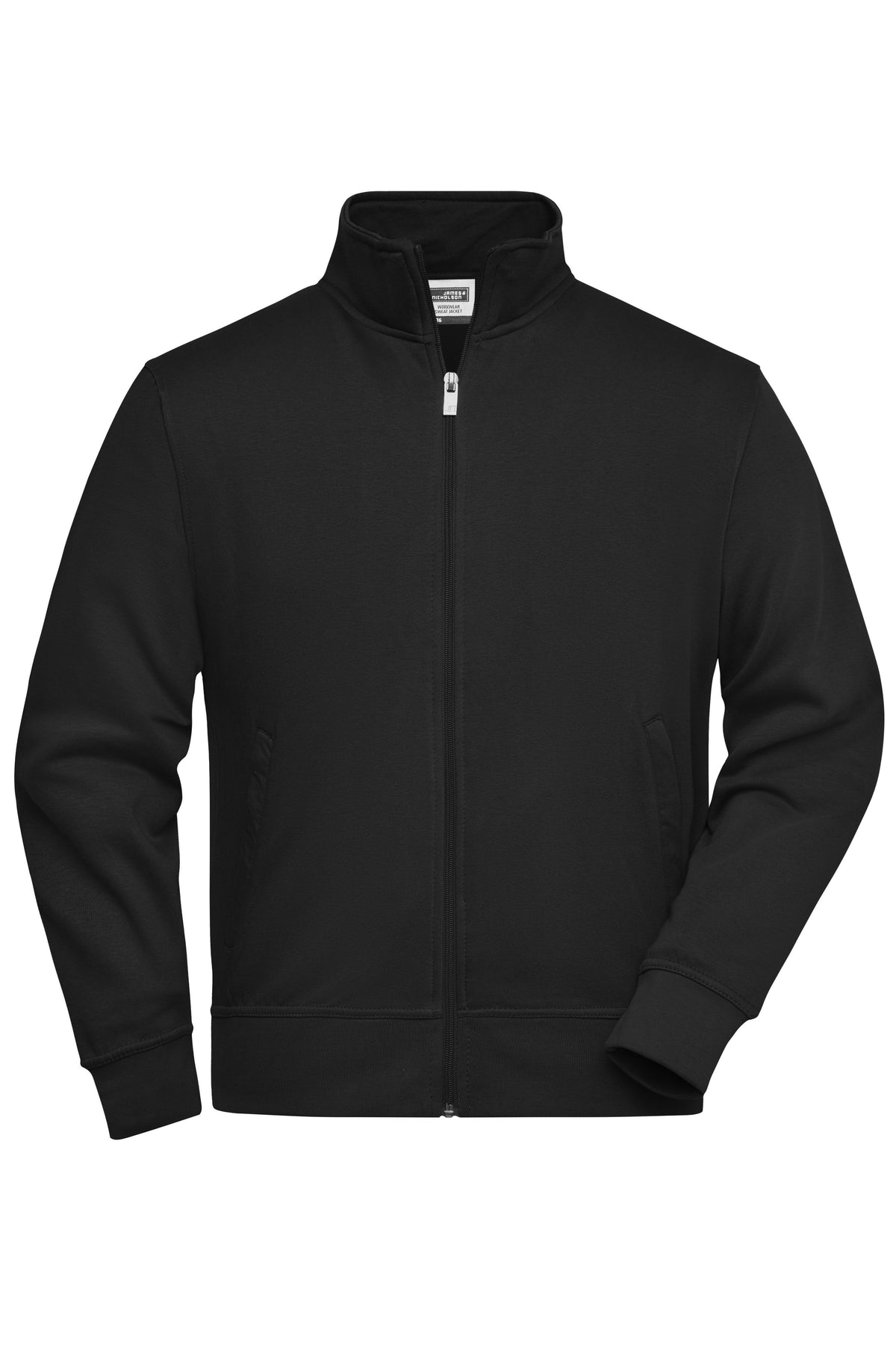 Workwear Sweat Jacket - Black