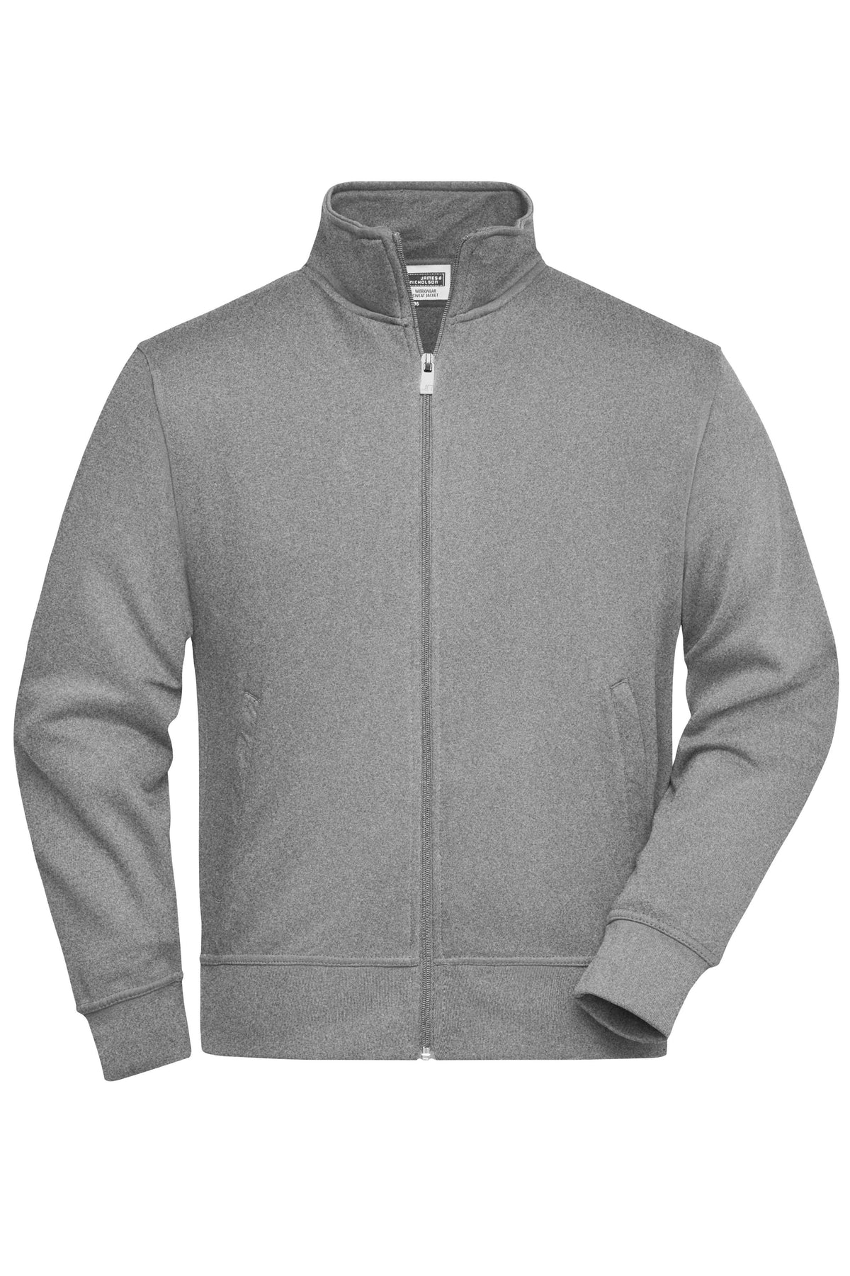Workwear Sweat Jacket - Grey-Heather