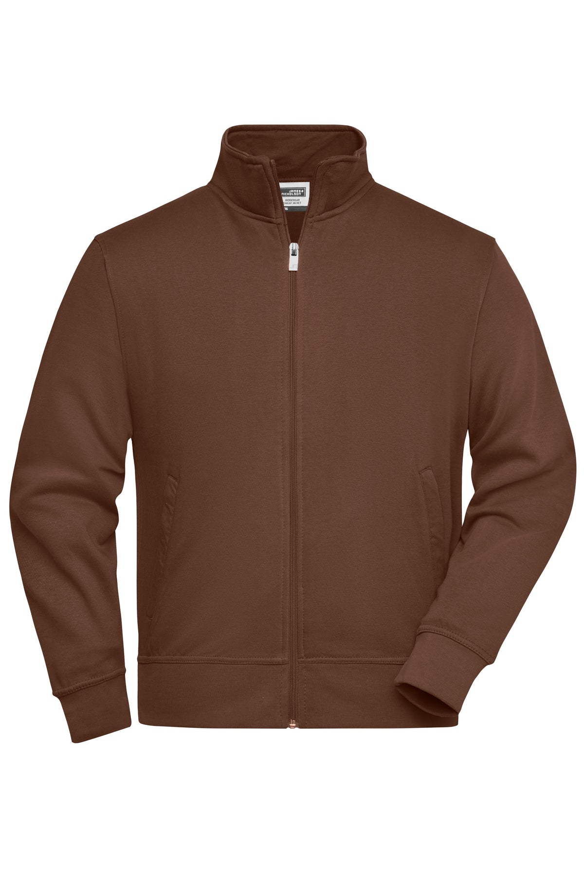 Workwear Sweat Jacket - Brown