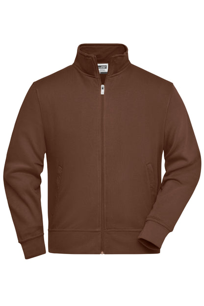 Workwear Sweat Jacket - Brown