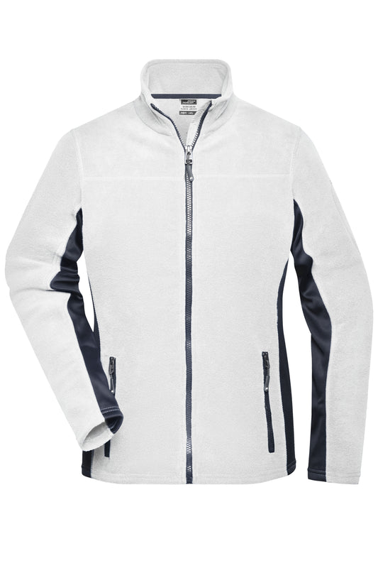 Ladies´ Workwear Fleece Jacket - White/Carbon