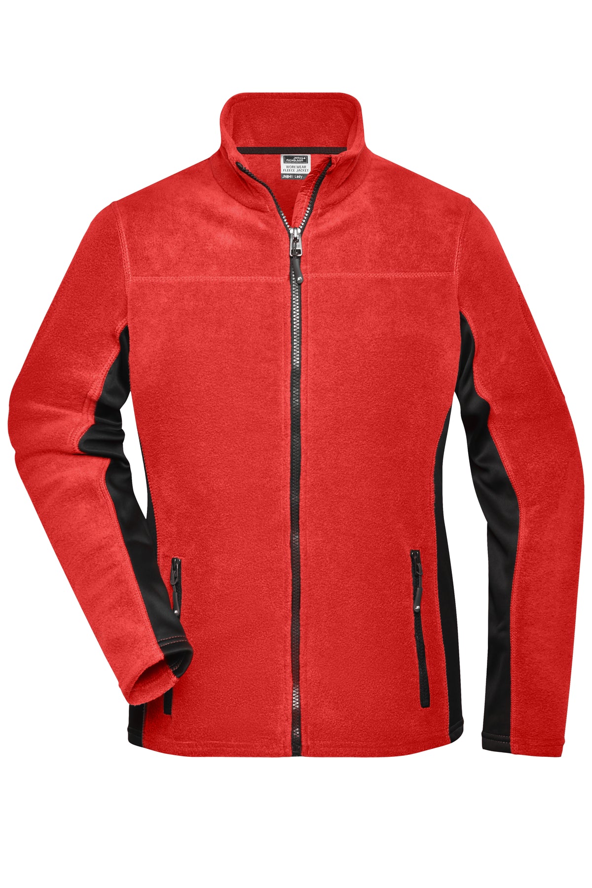 Ladies´ Workwear Fleece Jacket - Red/Black