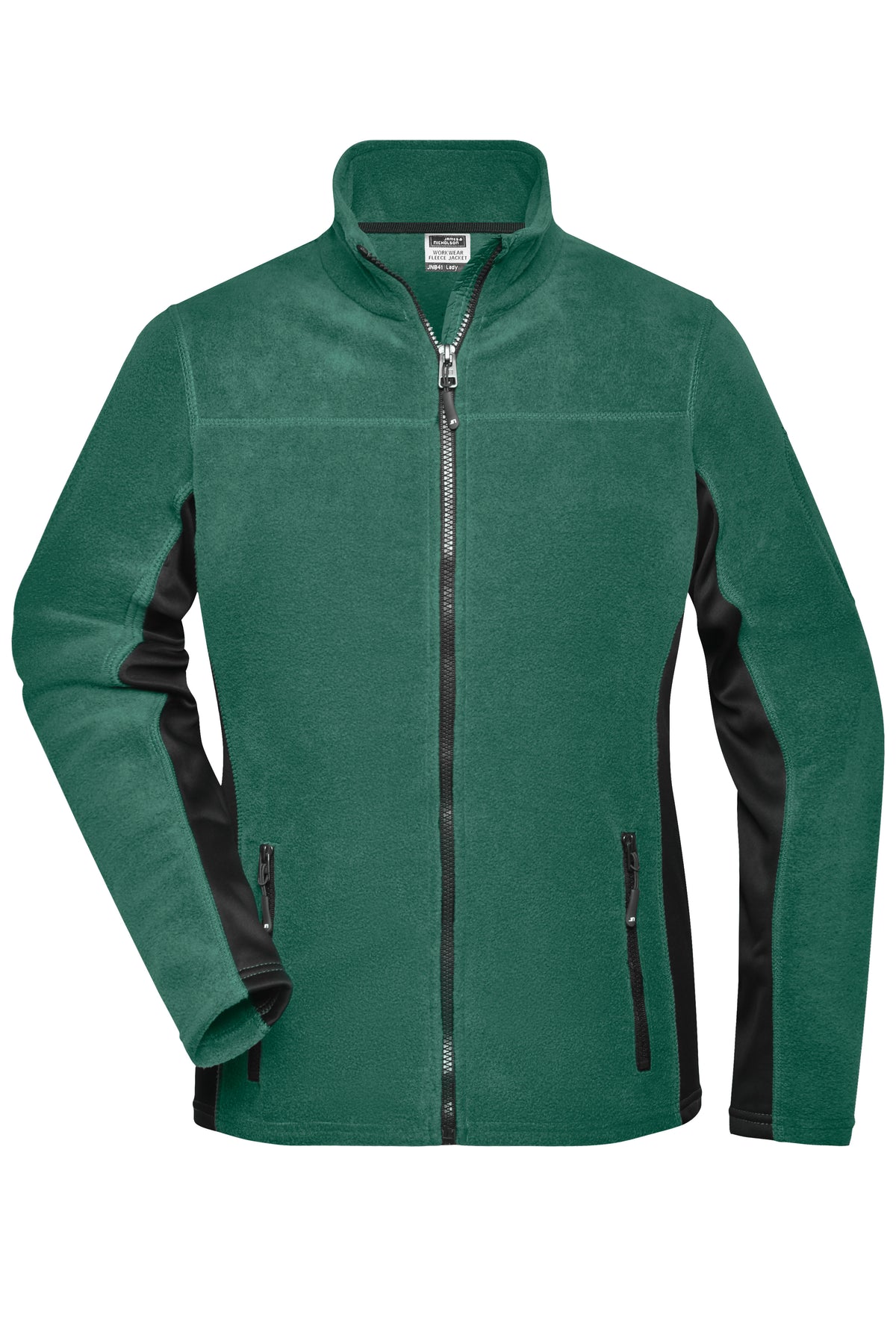 Ladies´ Workwear Fleece Jacket - Dark Green/Black