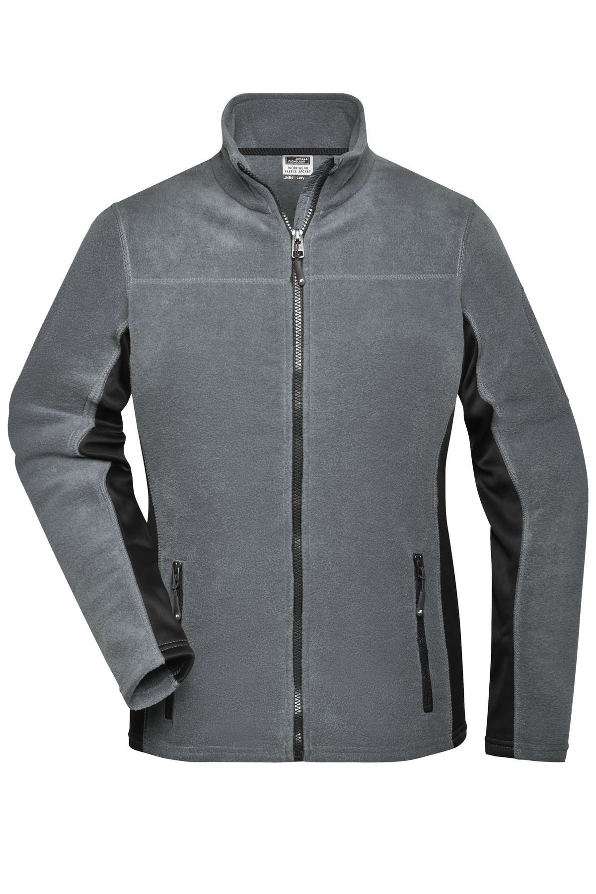 Ladies´ Workwear Fleece Jacket - Carbon/Black