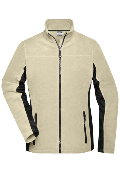 Ladies´ Workwear Fleece Jacket - Stone/Black