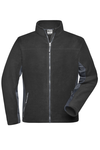 Men´s Workwear Fleece Jacket - Black/Carbon