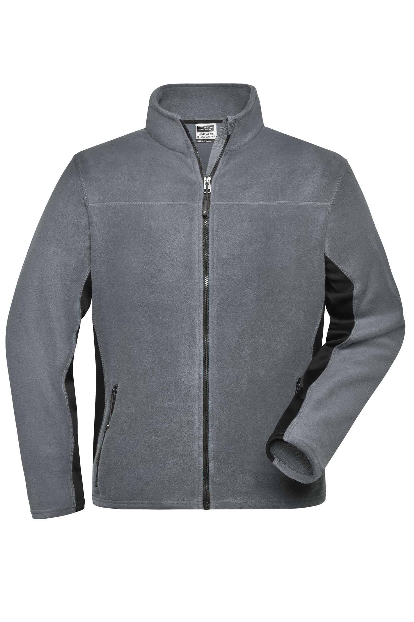 Men´s Workwear Fleece Jacket - Carbon/Black