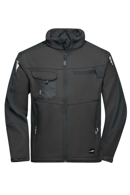 Workwear Softshell Jakke - Black/Black