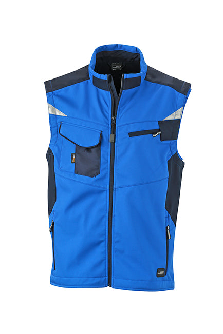 Workwear Softshell Vest - Royal/Navy