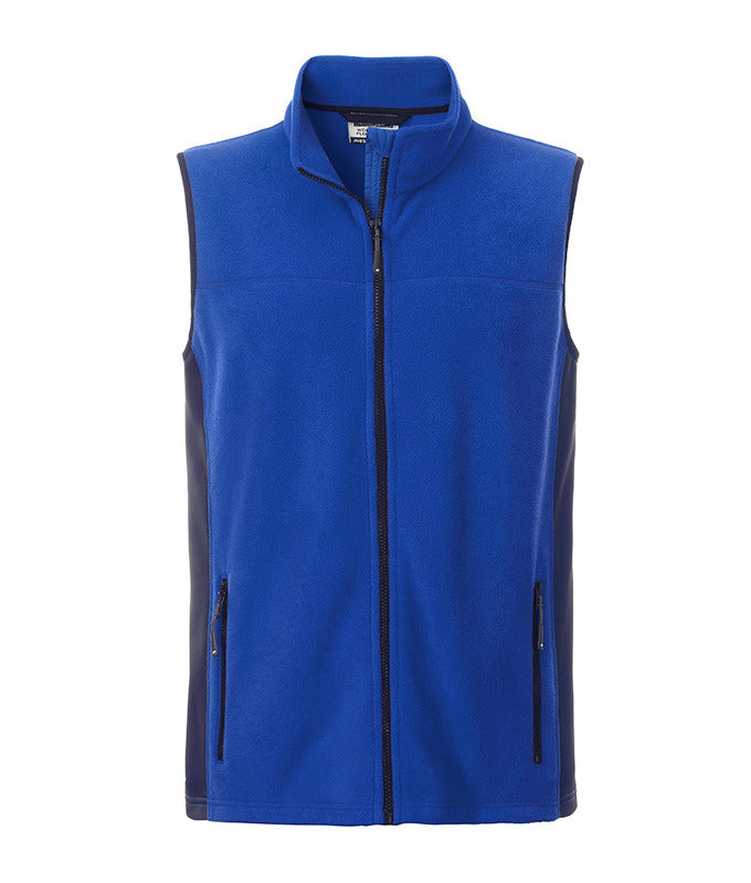 Men´s Workwear Fleece Vest - Royal/Navy