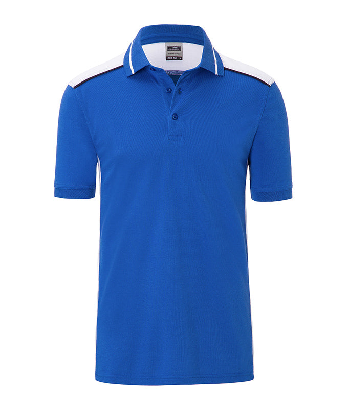 Men´s Workwear Polo - Color - Royal/White