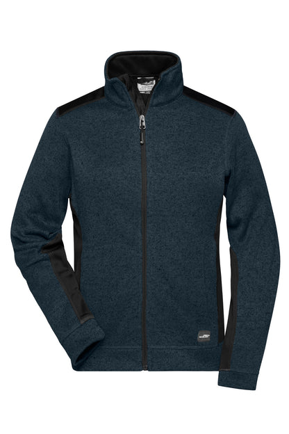 Ladies´ Knitted Workwear Fleec - Navy/Navy