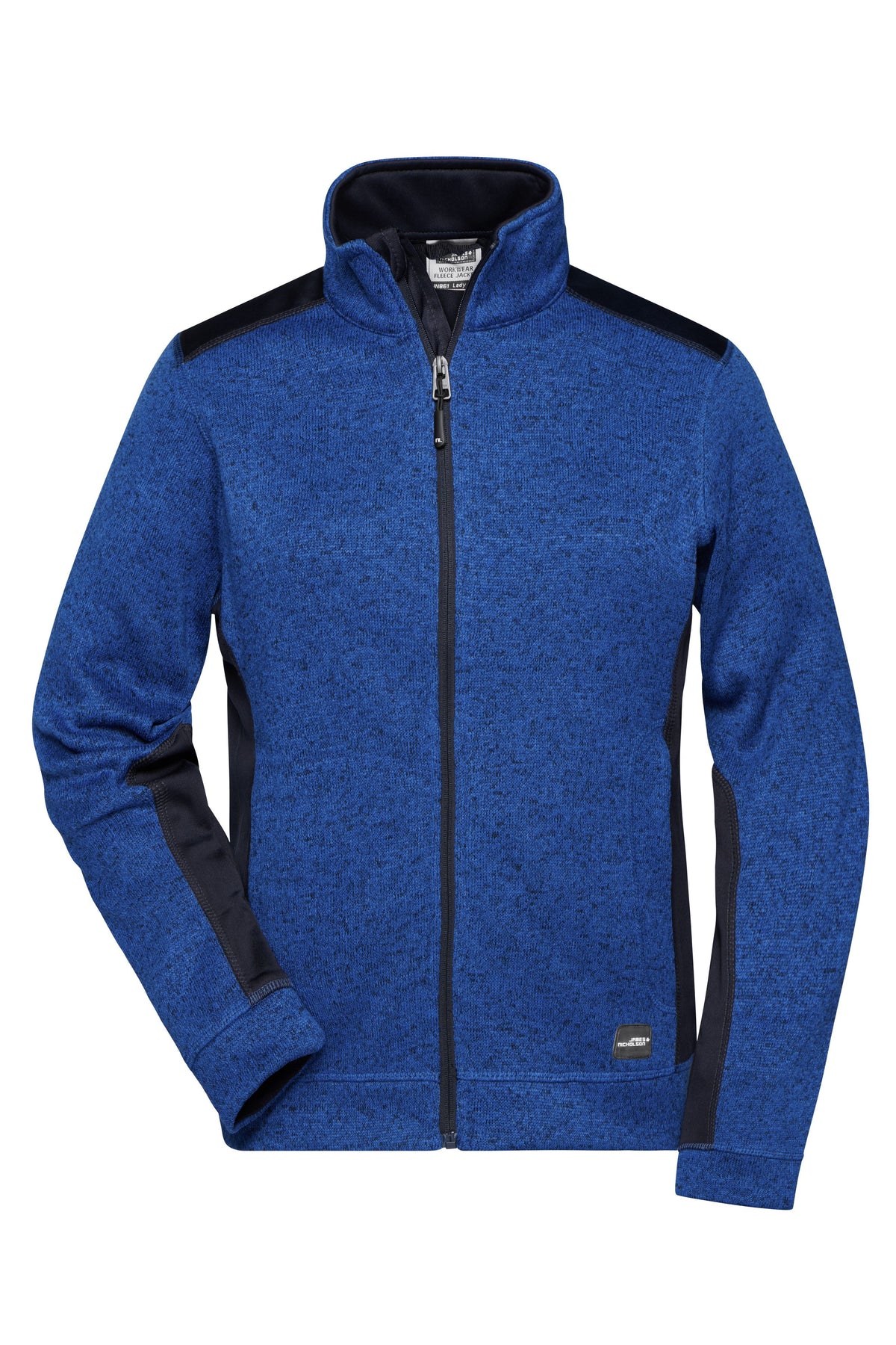 Ladies´ Knitted Workwear Fleec - Royal-melange/Navy