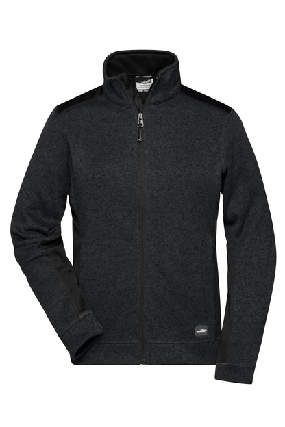 Ladies´ Knitted Workwear Fleec - Black/Black