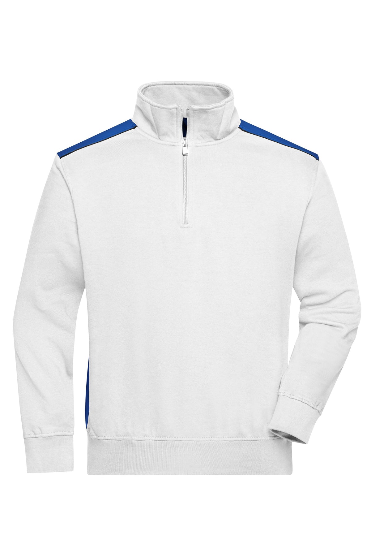 Workwear Halfzip Sweat - L2 - White/Royal Blue