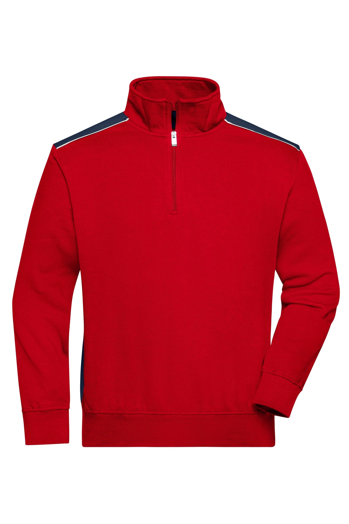 Workwear Halfzip Sweat - L2 - Red/Navy