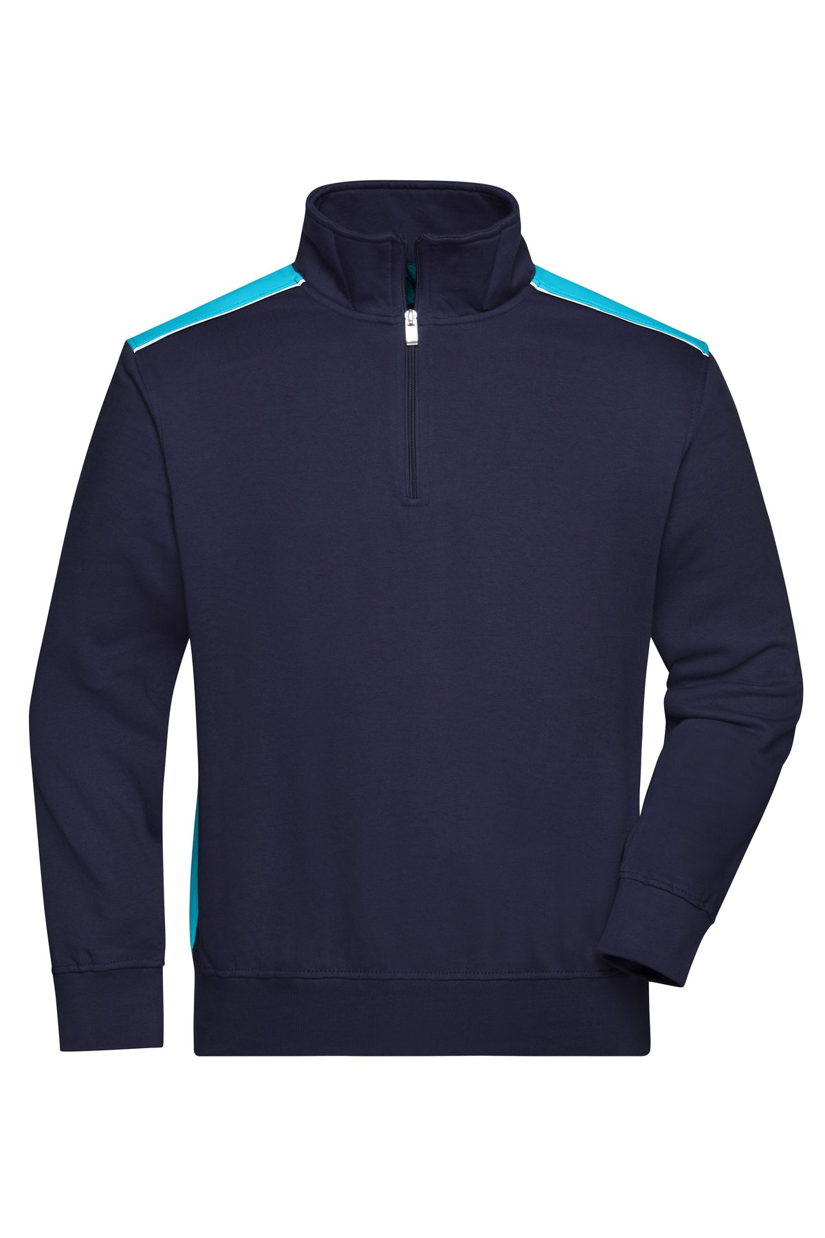Workwear Halfzip Sweat - L2 - Navy/Turquoise