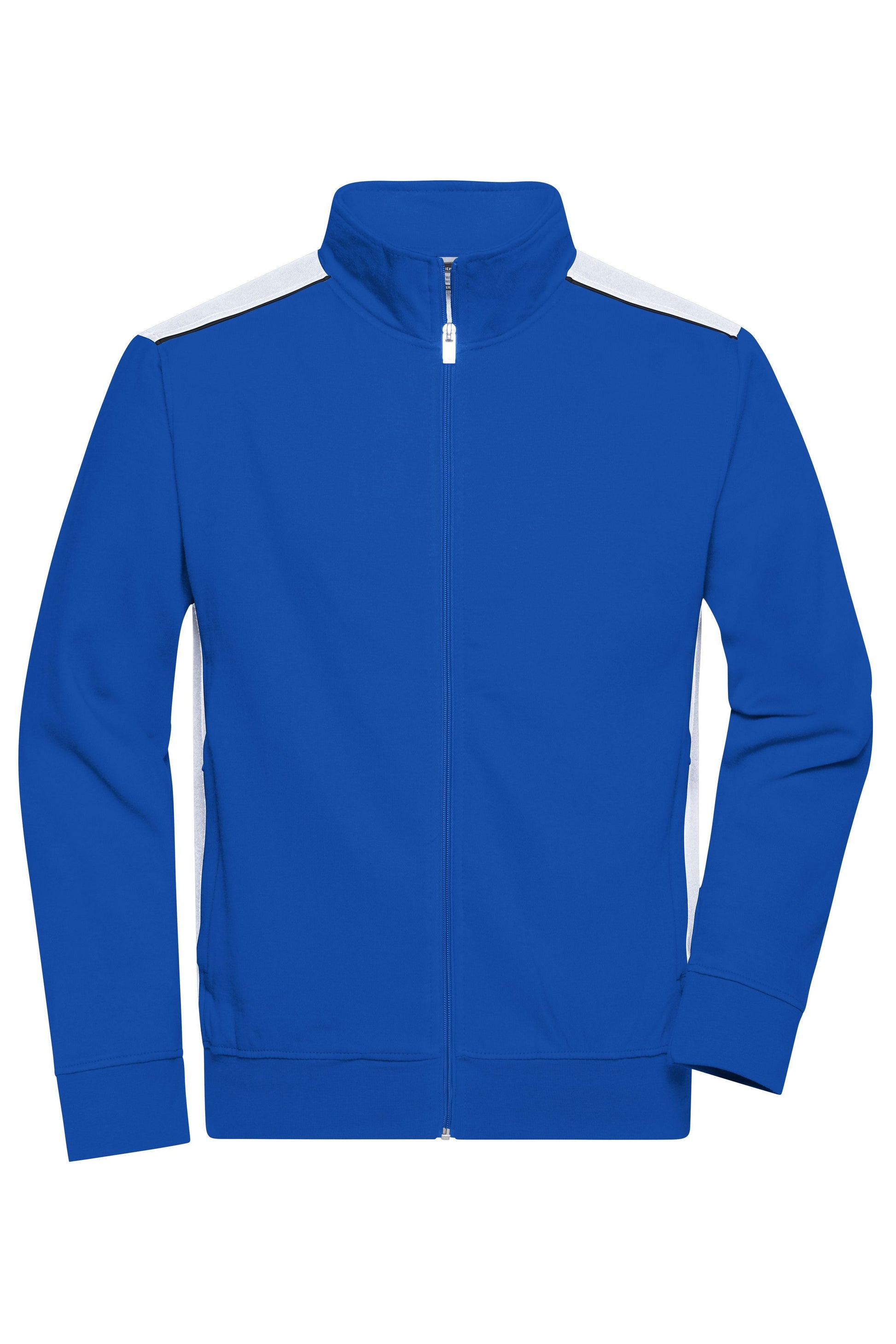 Men´s Workwear Sweat Jacket - Royal/White