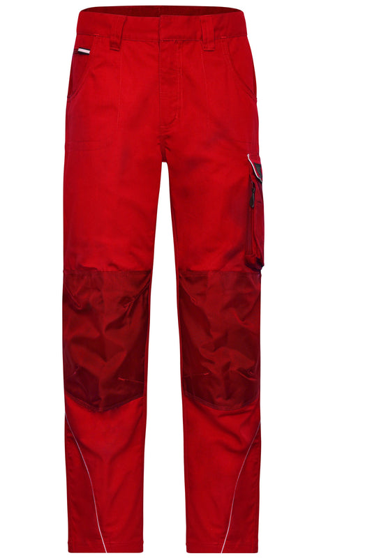 Workwear Pants - SOLID - Red