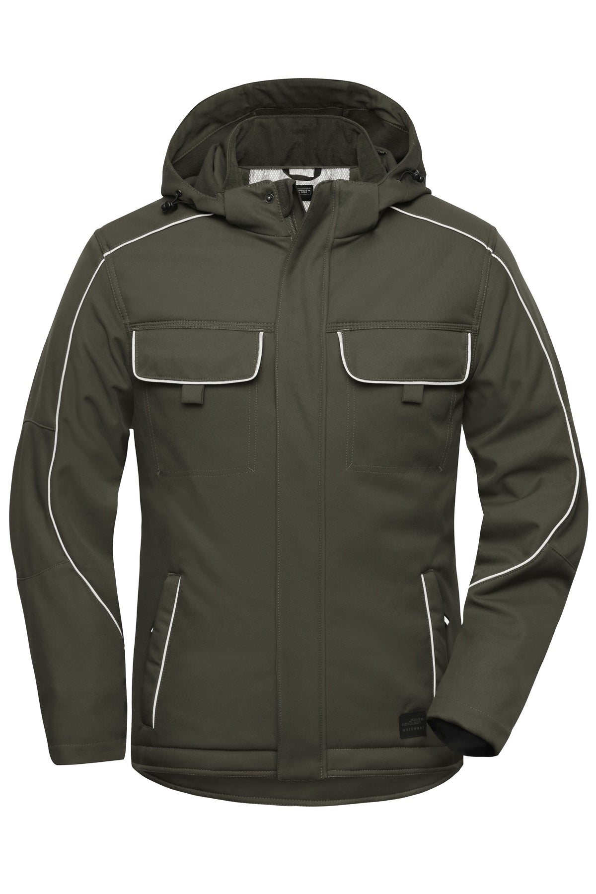 Workwear Softshell Padded Jack - Olive