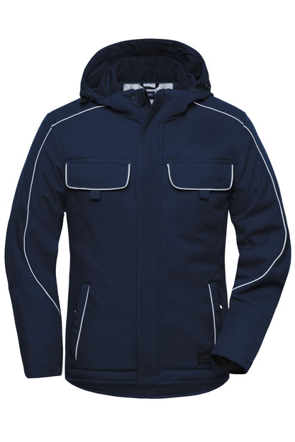 Workwear Softshell Padded Jack - Navy