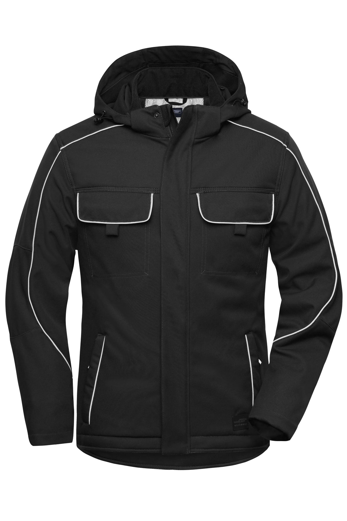 Workwear Softshell Padded Jack - Black