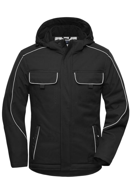 Workwear Softshell Padded Jack - Black