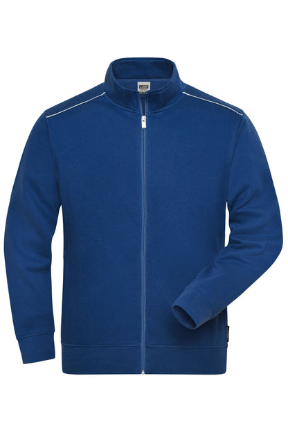 Men´s Workwear Sweat Jacket - Dark Royal