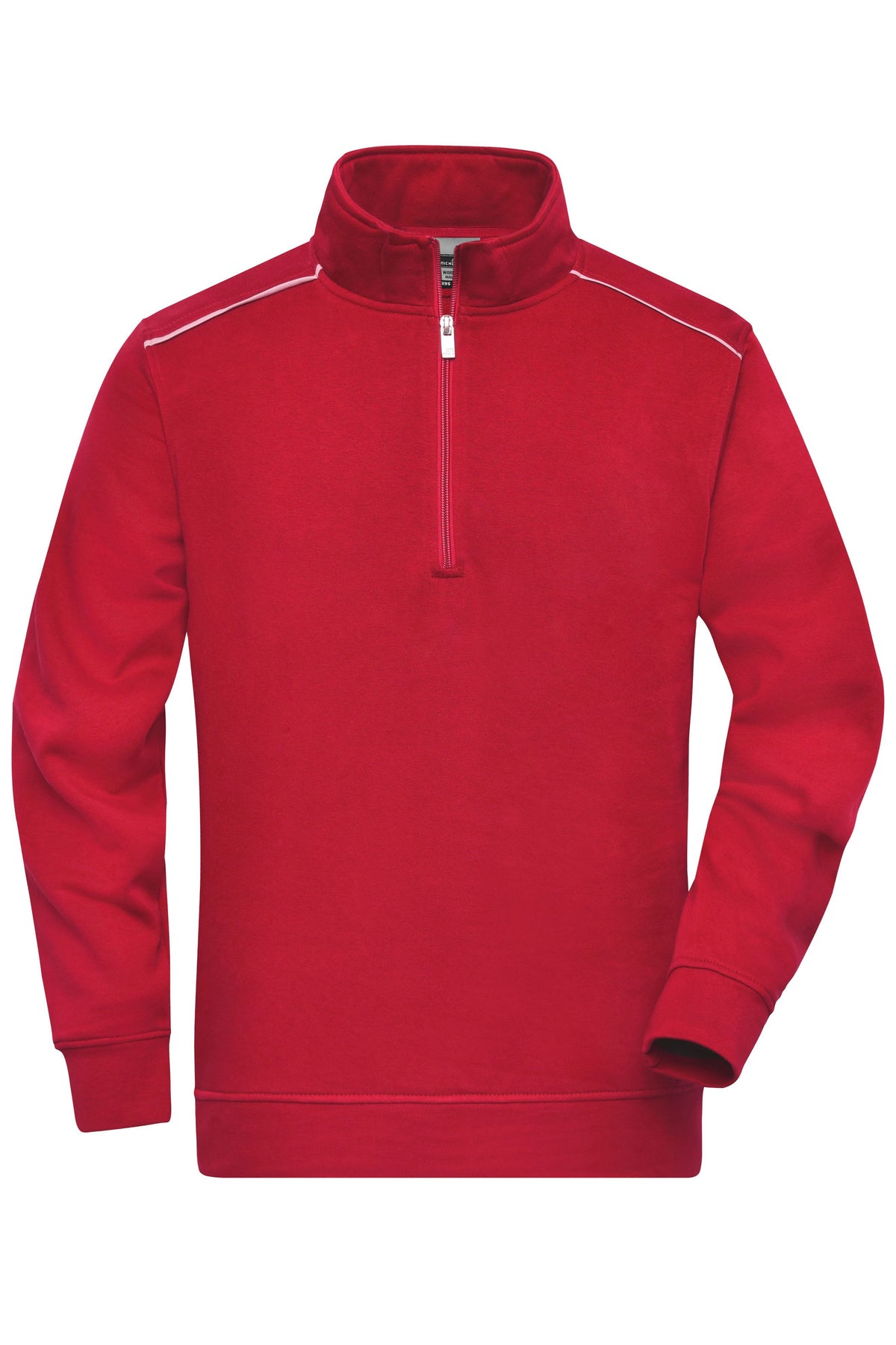 Workwear Half-Zip Sweat - SOLI - Red