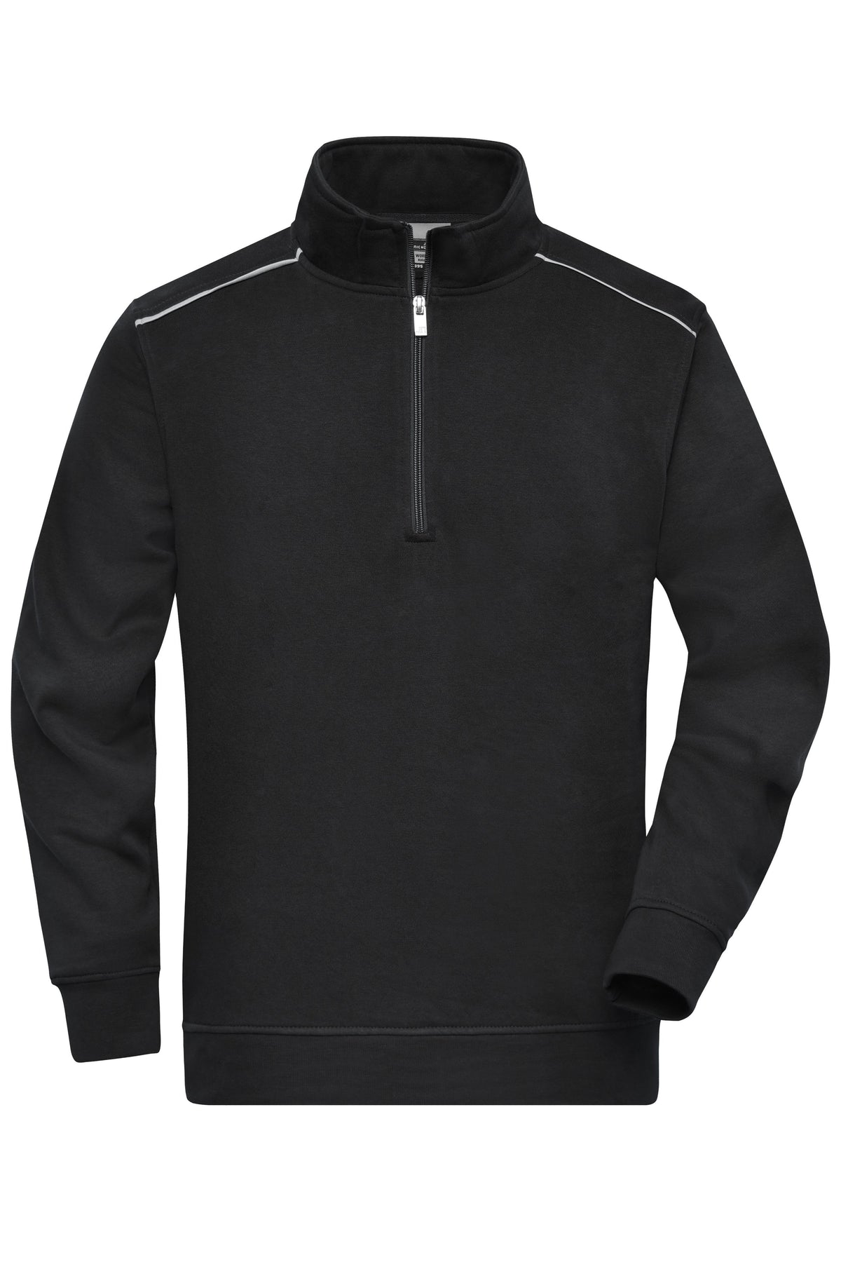 Workwear Half-Zip Sweat - SOLI - Black