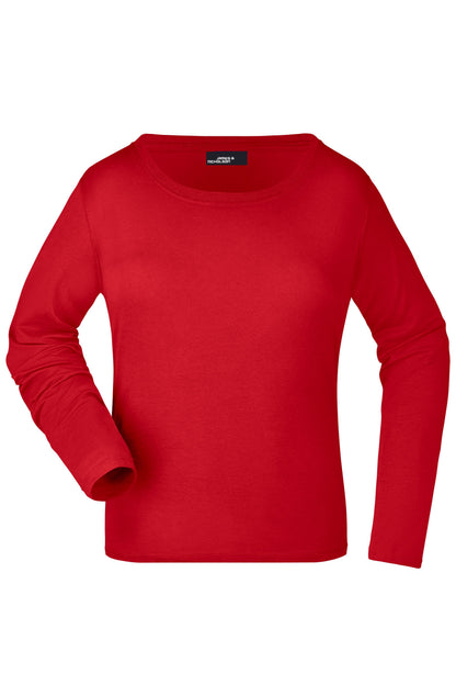 Ladies´Shirt LSL Medium - Red