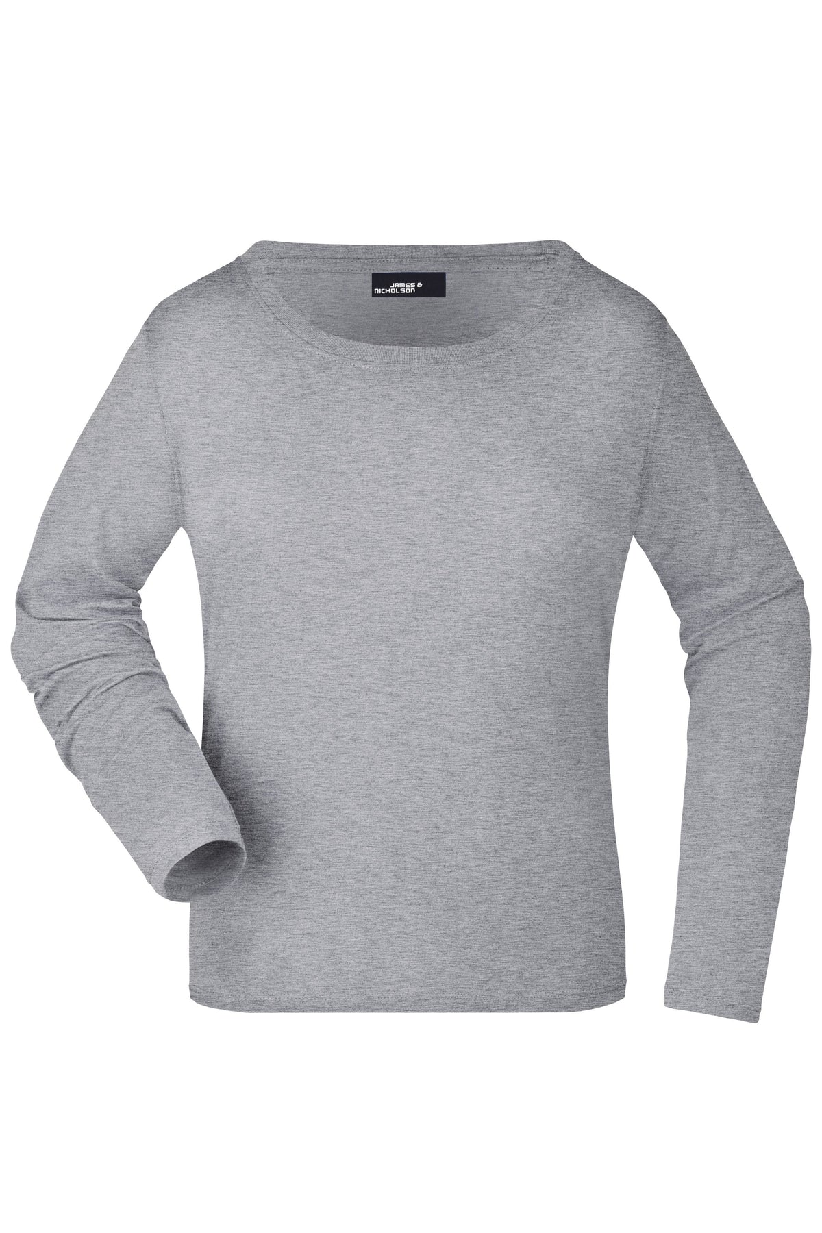 Ladies´Shirt LSL Medium - Grey-Heather