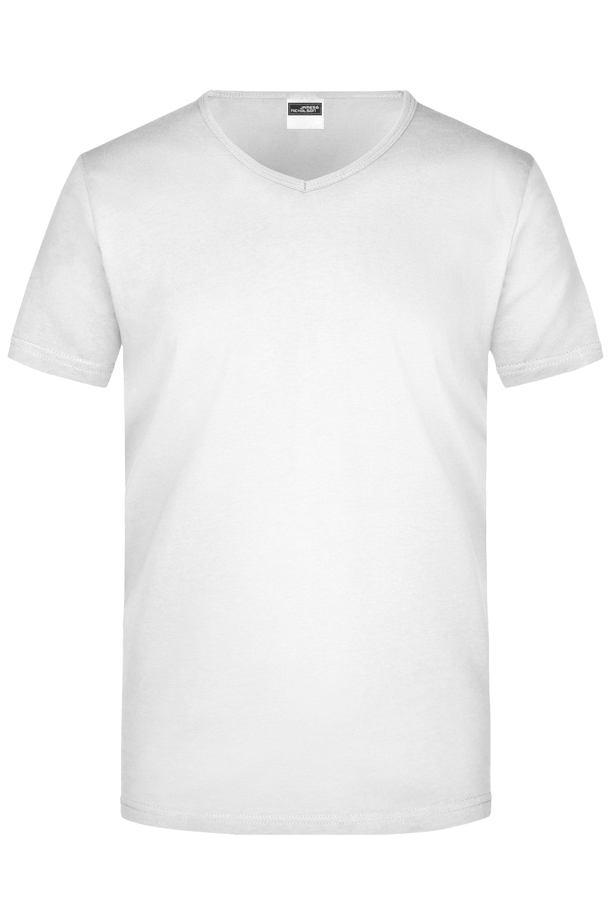 Men’s Slim Fit V-T - White