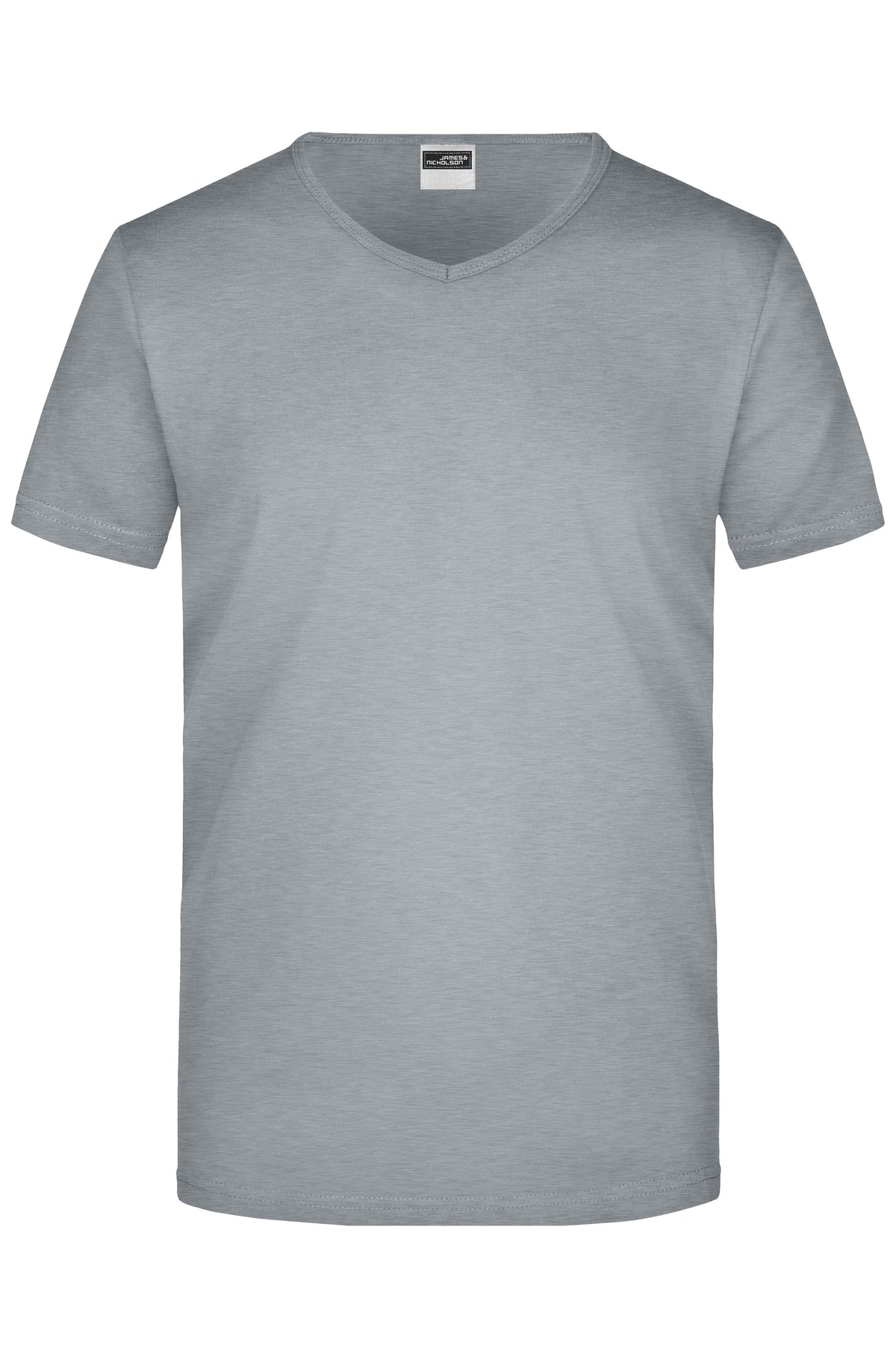 Men’s Slim Fit V-T - Grey-Heather