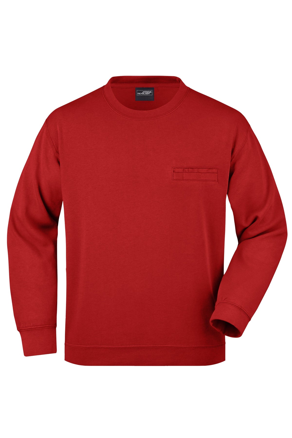 Men´s Round Sweat pocket - Red