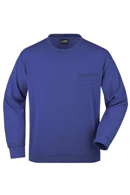 Men´s Round Sweat pocket - Royal