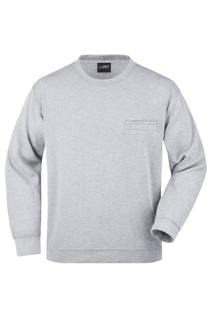 Men´s Round Sweat pocket - Ash