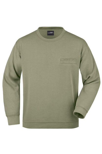 Men´s Round Sweat pocket - Khaki