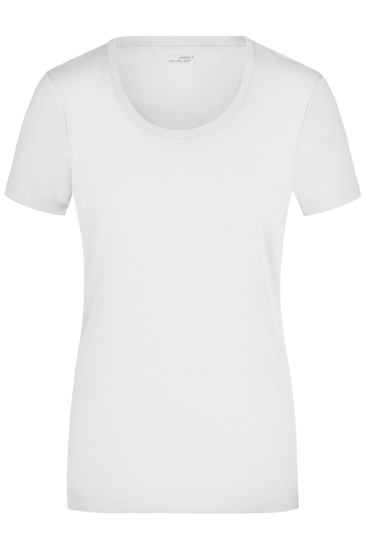 Ladies´Stretch Round-T - White
