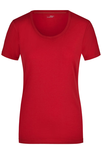 Ladies´Stretch Round-T - Red