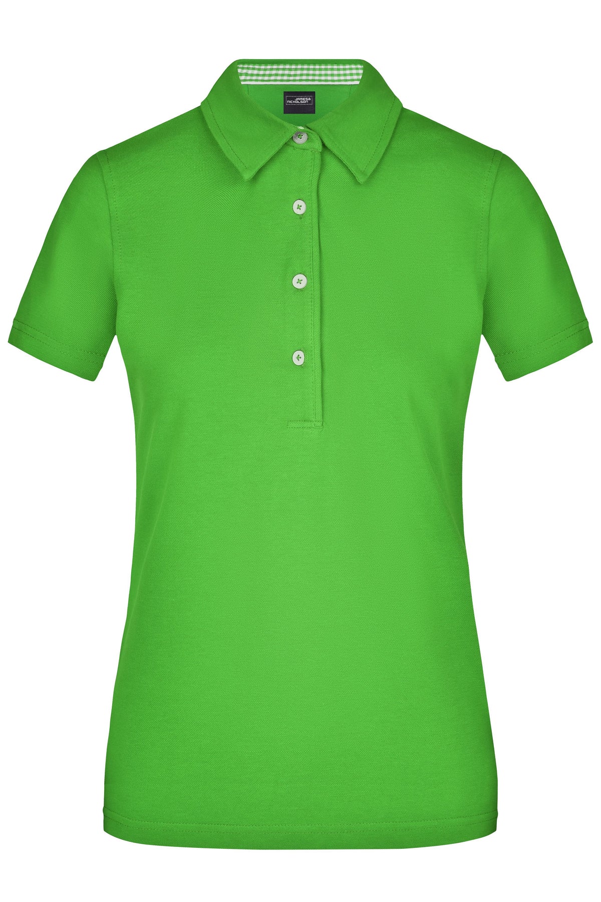 Women´s Plain Polo - Limegreen/Limegreen-White