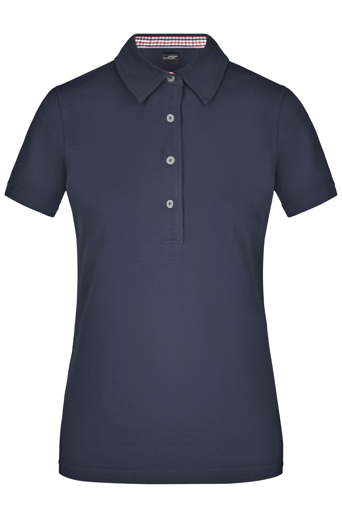 Women´s Plain Polo - Navy/red-navy-white
