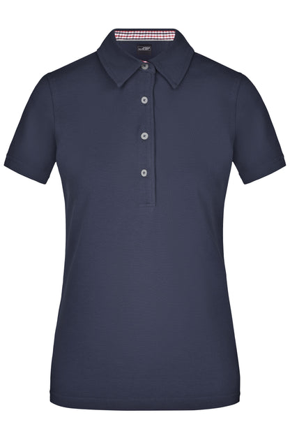 Women´s Plain Polo - Navy/red-navy-white