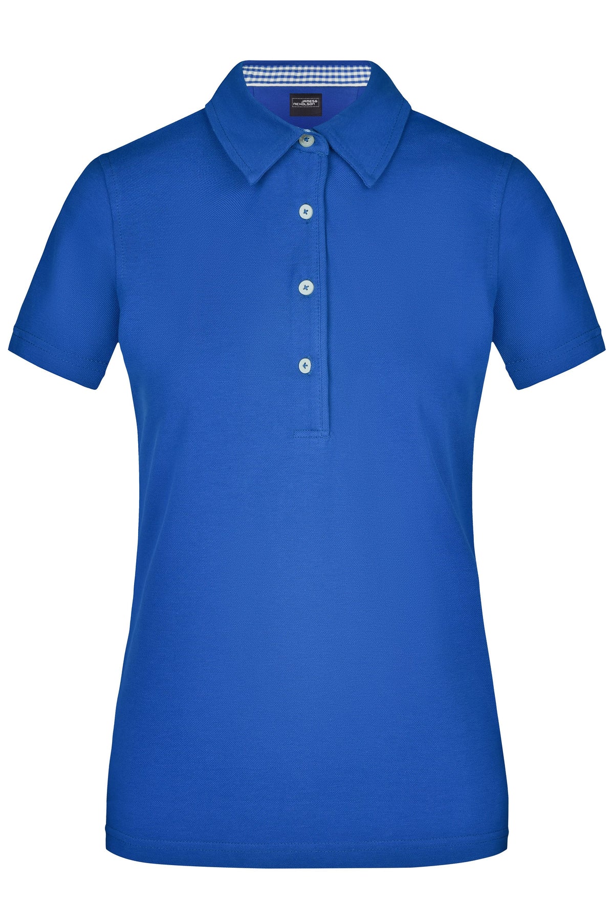 Women´s Plain Polo - Royal/Royal-White
