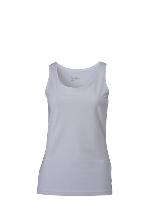 Ladie´s Elastic Top - White