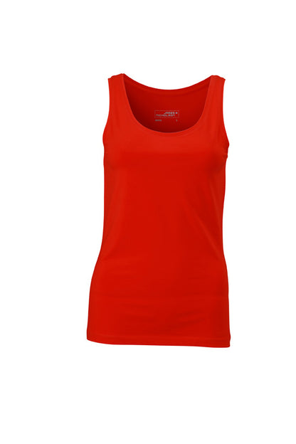 Ladie´s Elastic Top - Tomato