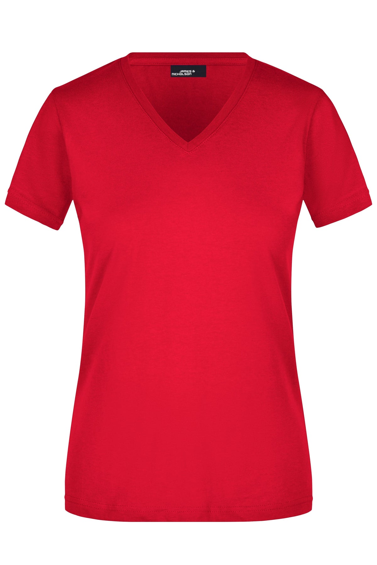 Ladie´s Slim Fit V-T - Red