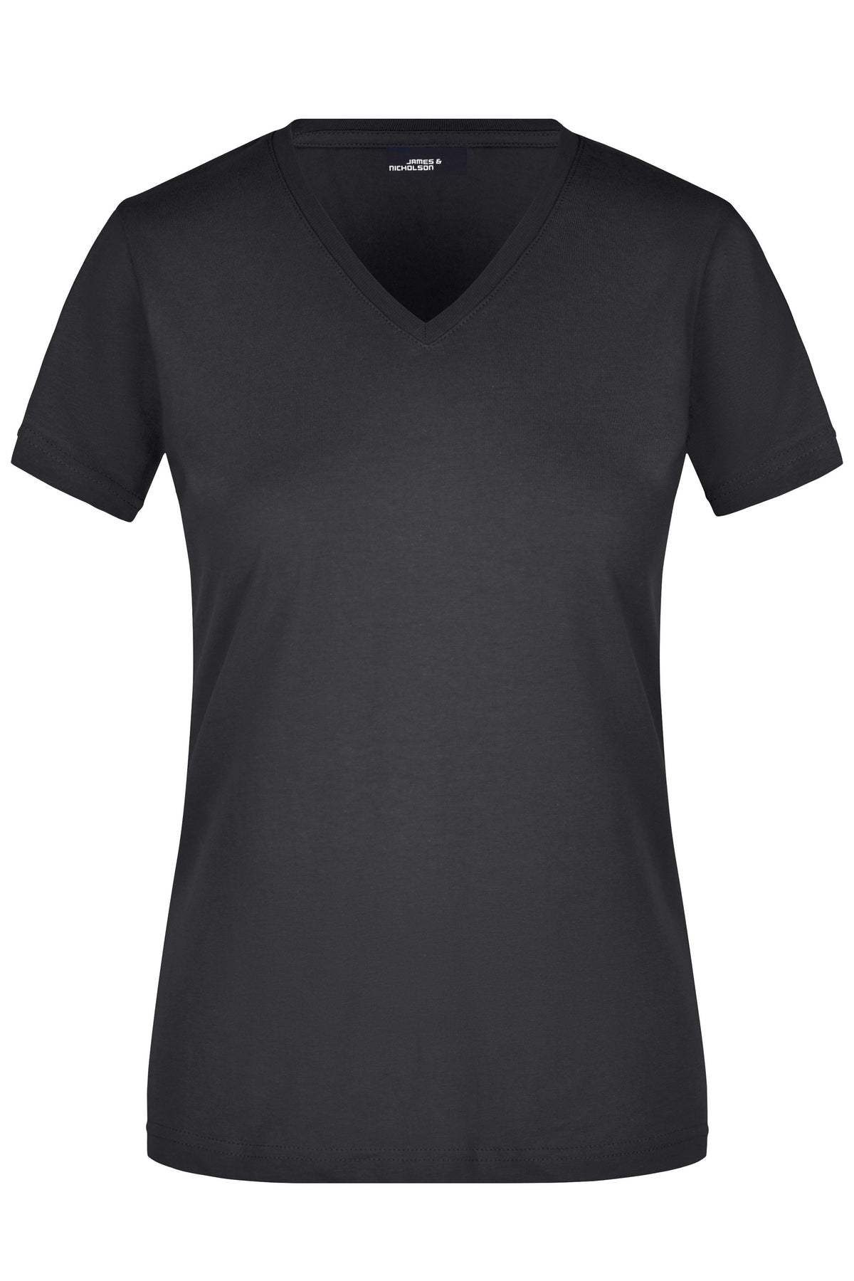 Ladie´s Slim Fit V-T - Black