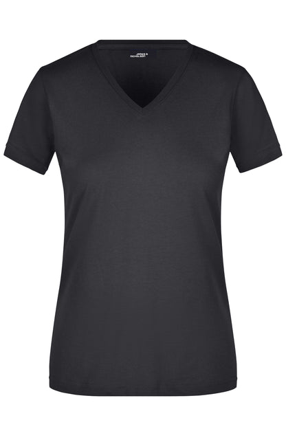 Ladie´s Slim Fit V-T - Black