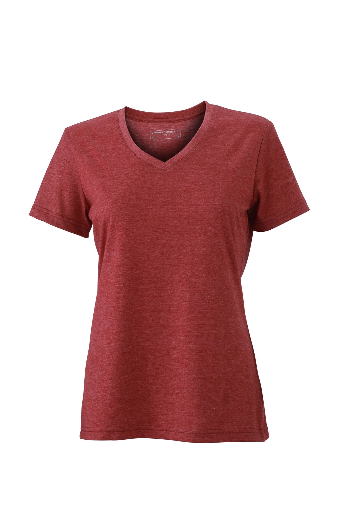 Ladie´s Heather T-shirt - Wine-melange